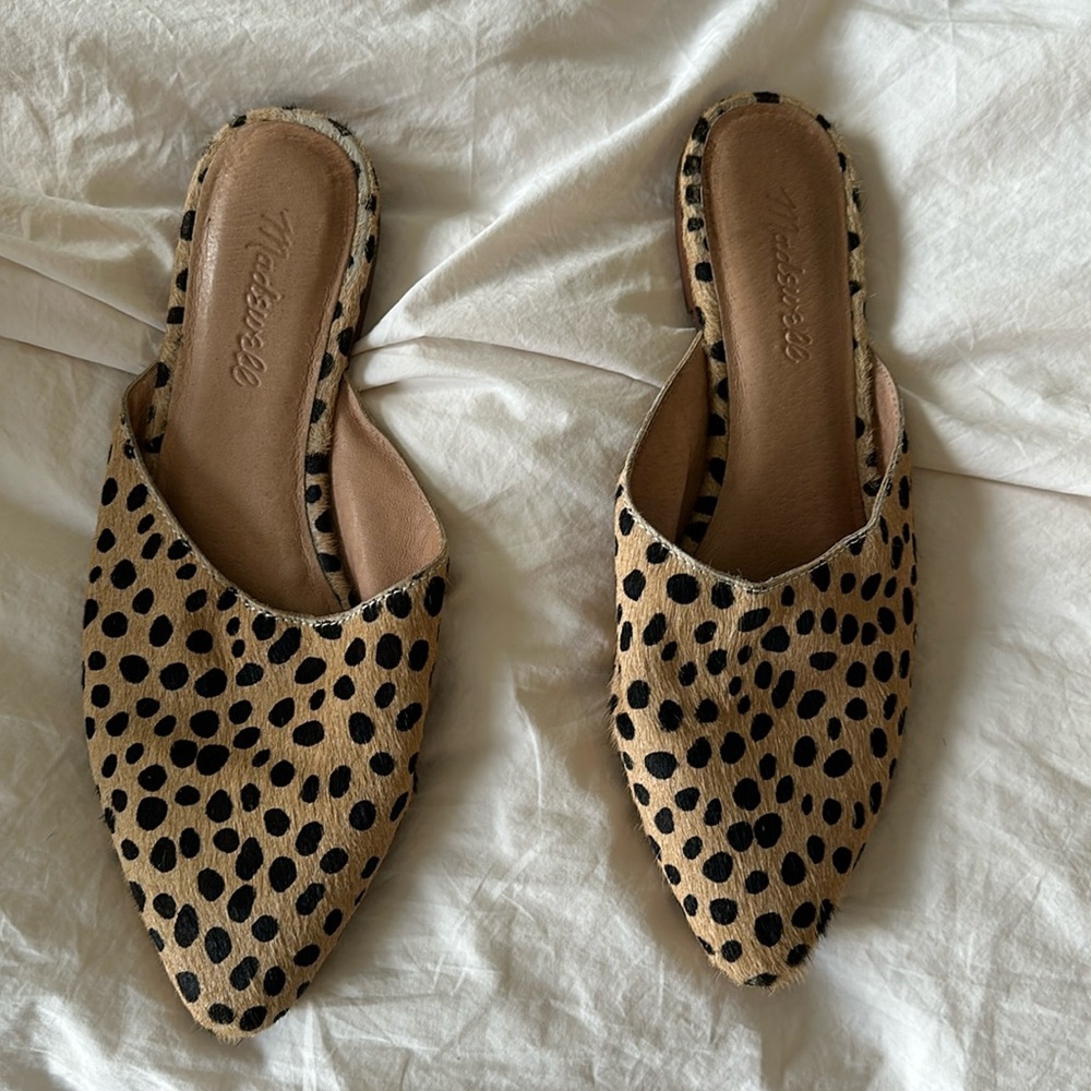 Madewell Leopard mules